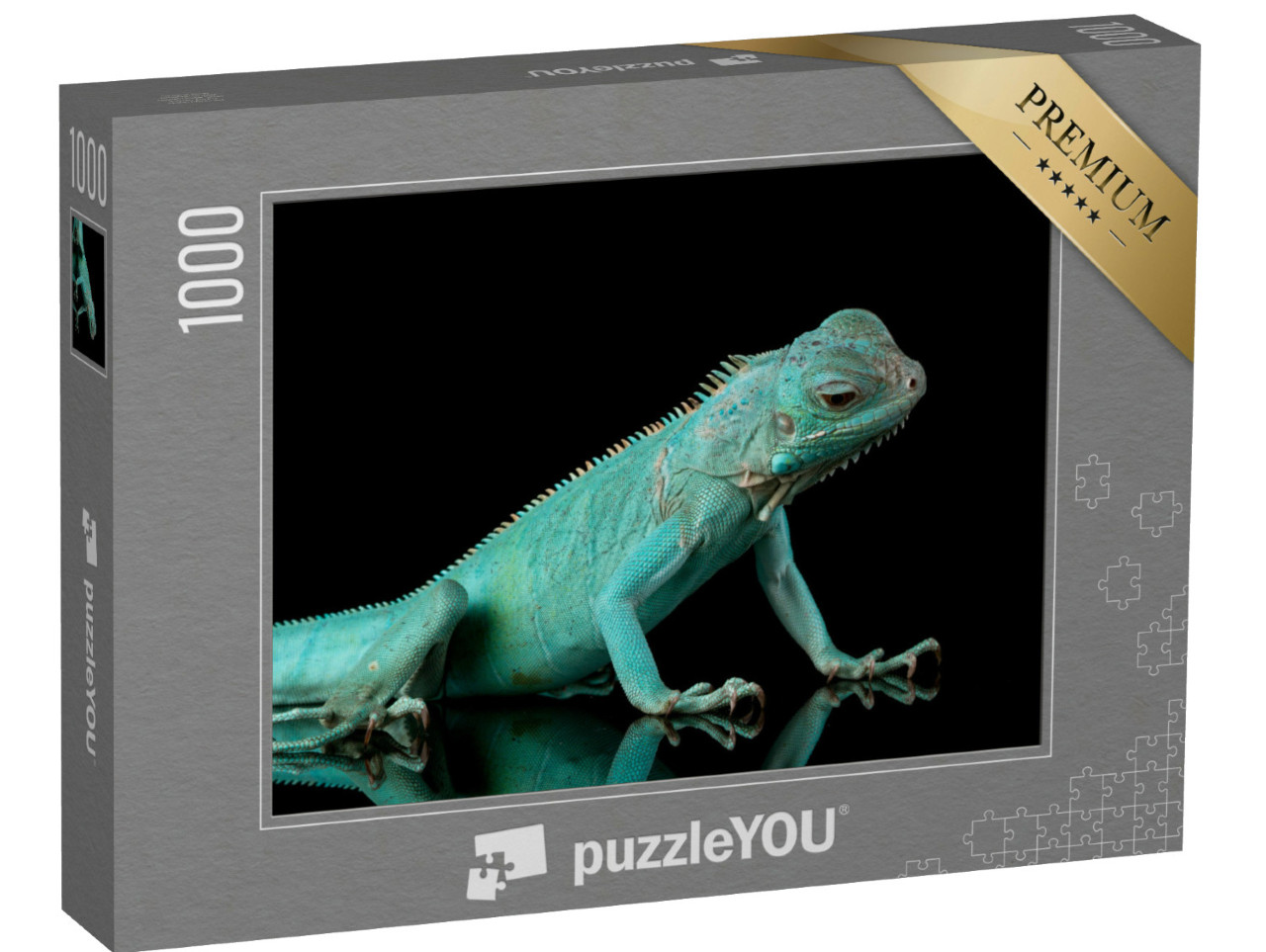 Puzzle 1000 Teile „Blauer Leguan “