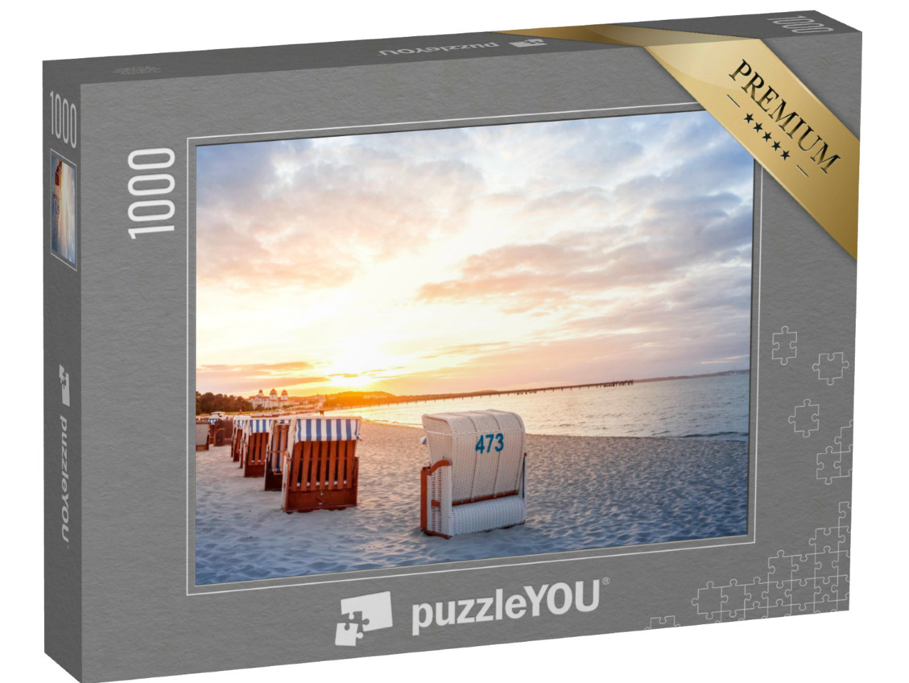 Puzzle 1000 Teile „Binz auf der Insel Rügen, Deutschland“
