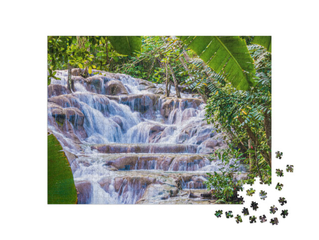 Puzzle 1000 Teile „Dunn's River Falls in Ocho Rios, Jamaika“