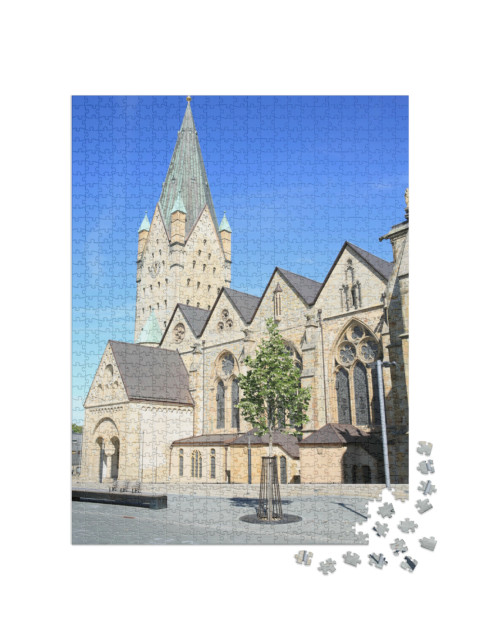 Puzzle 1000 Teile „Dom zu Paderborn, Westfalen, Deutschland“