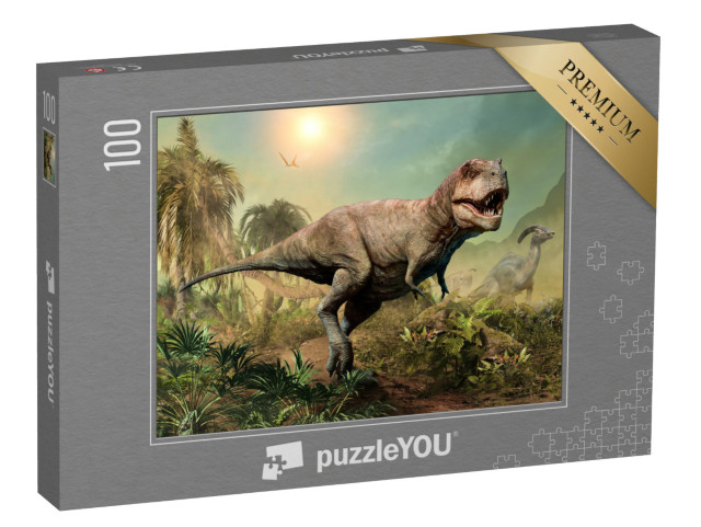 Puzzle 100 Teile „Tyrannosaurus rex “