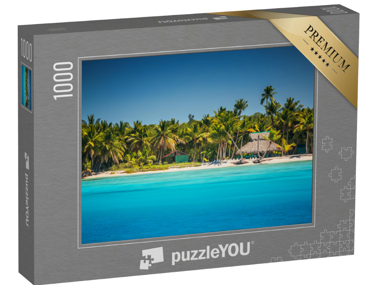 Puzzle 1000 Teile „Karibischer Strand, Punta Cana“