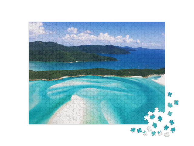 Puzzle 1000 Teile „Whitehaven Strand, Queensland“