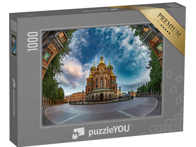 Puzzle 1000 Teile „Orthodoxe Kirche von St. Petersburg“