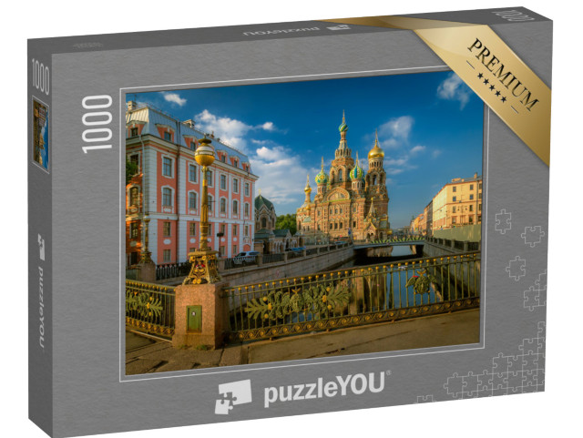 Puzzle 1000 Teile „Kirche der Auferstehung, Sankt Petersburg, Russland“