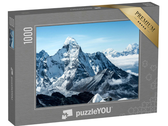 Puzzle 1000 Teile „Schneeberge im Himalaya von Nepal“