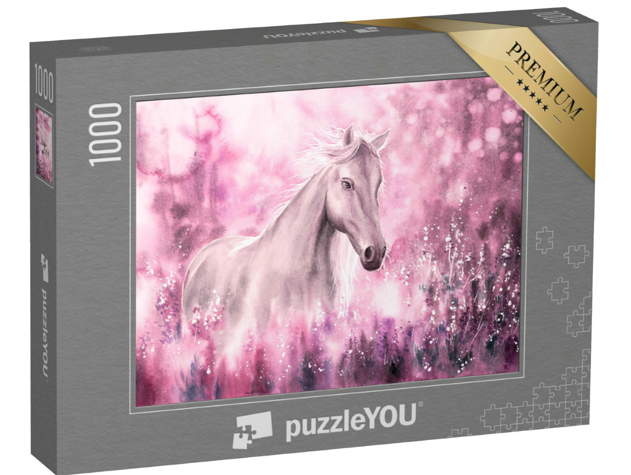 Puzzle 1000 Teile „Fantastisches Wildpferd“
