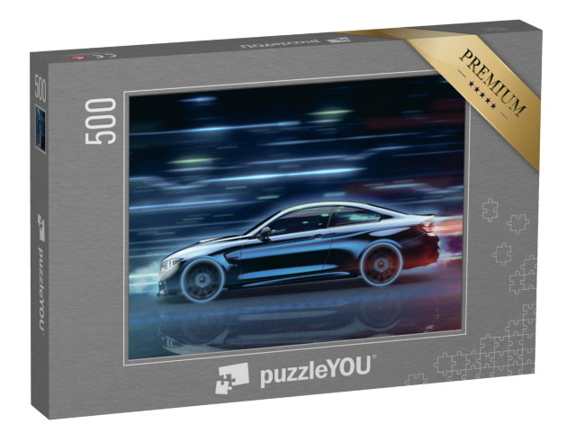 Puzzle 500 Teile „Futuristisches Konzept: Ein Sportwagen“