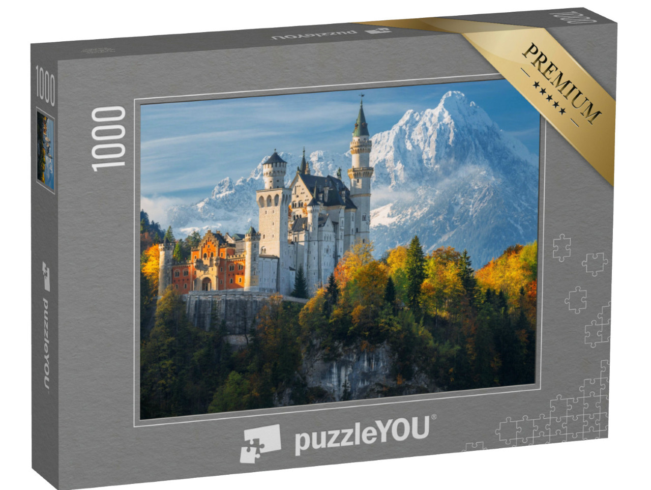 Puzzle 1000 Teile „Schloss Neuschwanstein, Bayern“