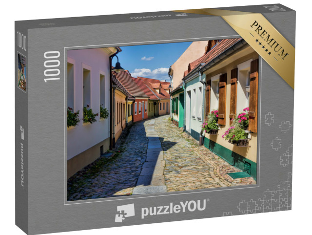 Puzzle 1000 Teile „Hoyerswerda: sehenswerte Altstadt, Deutschland“