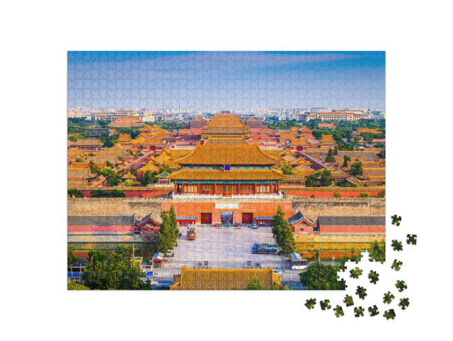 Puzzle 1000 Teile „Peking, die Verbotene Stadt“