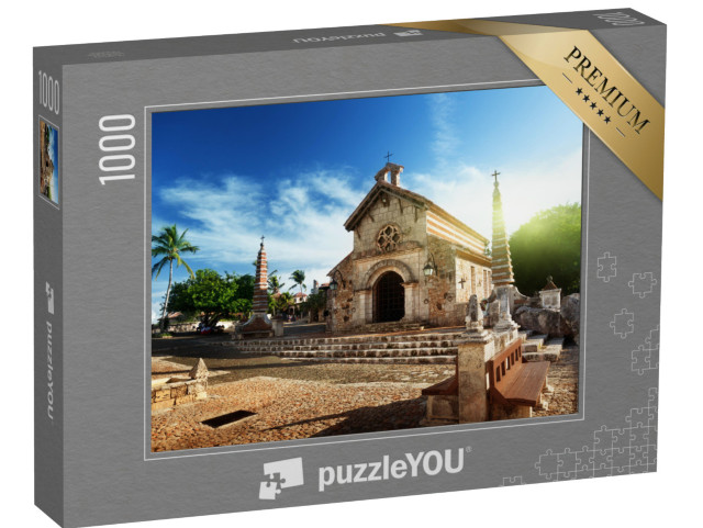 Puzzle 1000 Teile „Dorf Altos de Chavon, Dominikanische Republik“