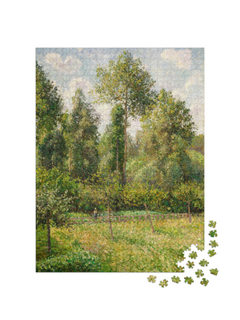 Puzzle 1000 Teile „Camille Pissarro - Pappeln, Éragny“