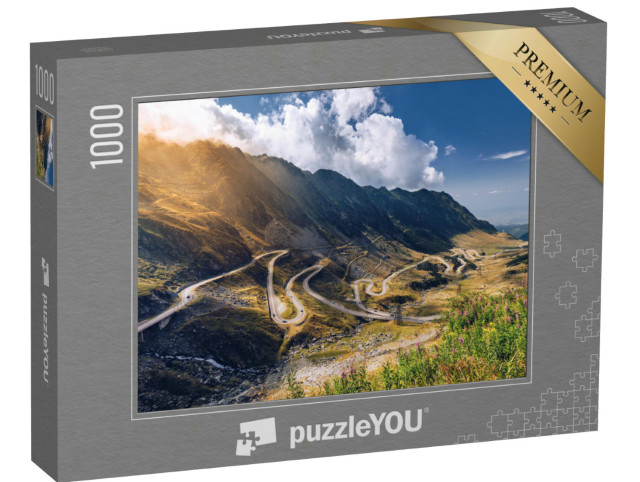 Puzzle 1000 Teile „Der Transfagarasan-Pass in Rumänien“