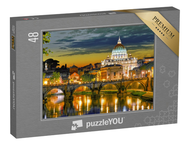 Puzzle 48 Teile „Rom, Italien, Petersdom“