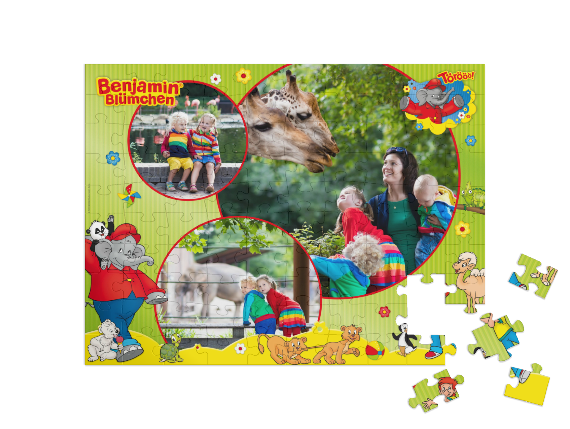 „Zoo“ in Querformat Collage