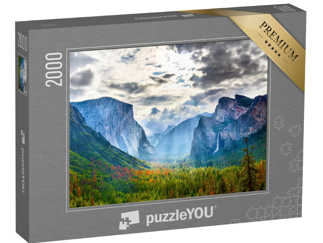 Puzzle 2000 Teile „Beeindruckendes Naturschauspiel im Yosemite Nationalpark, USA“