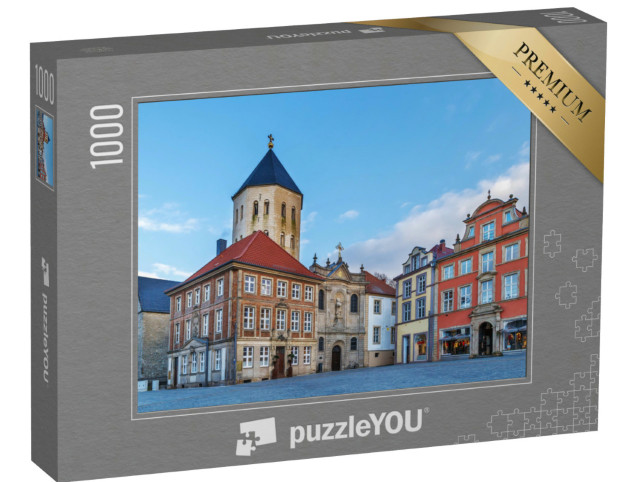 Puzzle 1000 Teile „Marktplatz Paderborn“