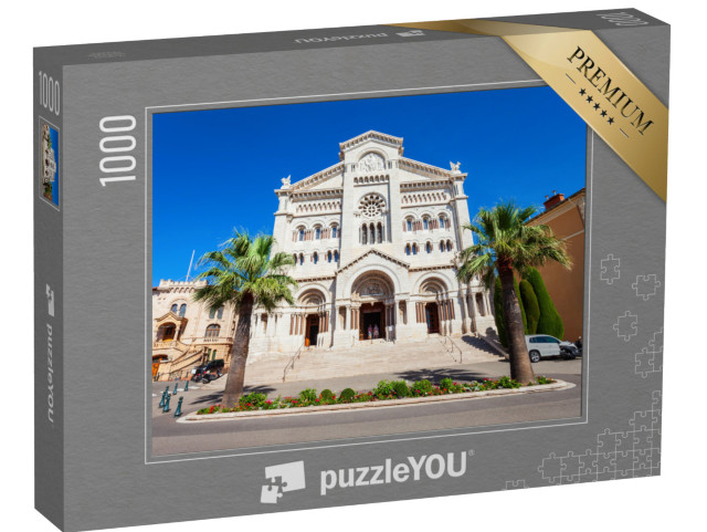 Puzzle 1000 Teile „Kathedrale Saint Nicholas Monaco oder Kathedrale Unserer Lieben Frau, Monaco“