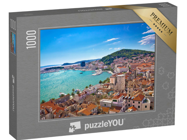 Puzzle 1000 Teile „Luftaufnahme von Split, Kroatien“