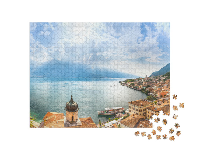Puzzle 1000 Teile „Limone sul Garda am Gardasee“