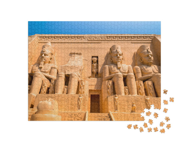 Puzzle 1000 Teile „Abu Simbel, altes Ägypten“