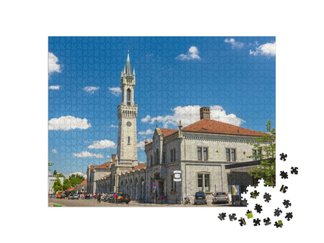 Puzzle 1000 Teile „Bahnhof von Konstanz, Deutschland“
