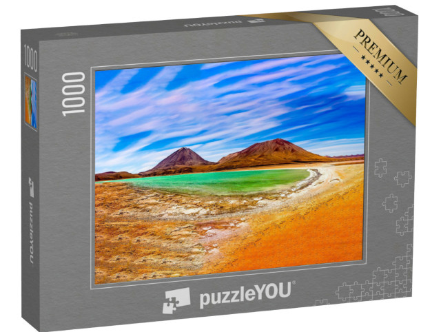 Puzzle 1000 Teile „Bezaubernder Bergsee Nakuru in Kenia“