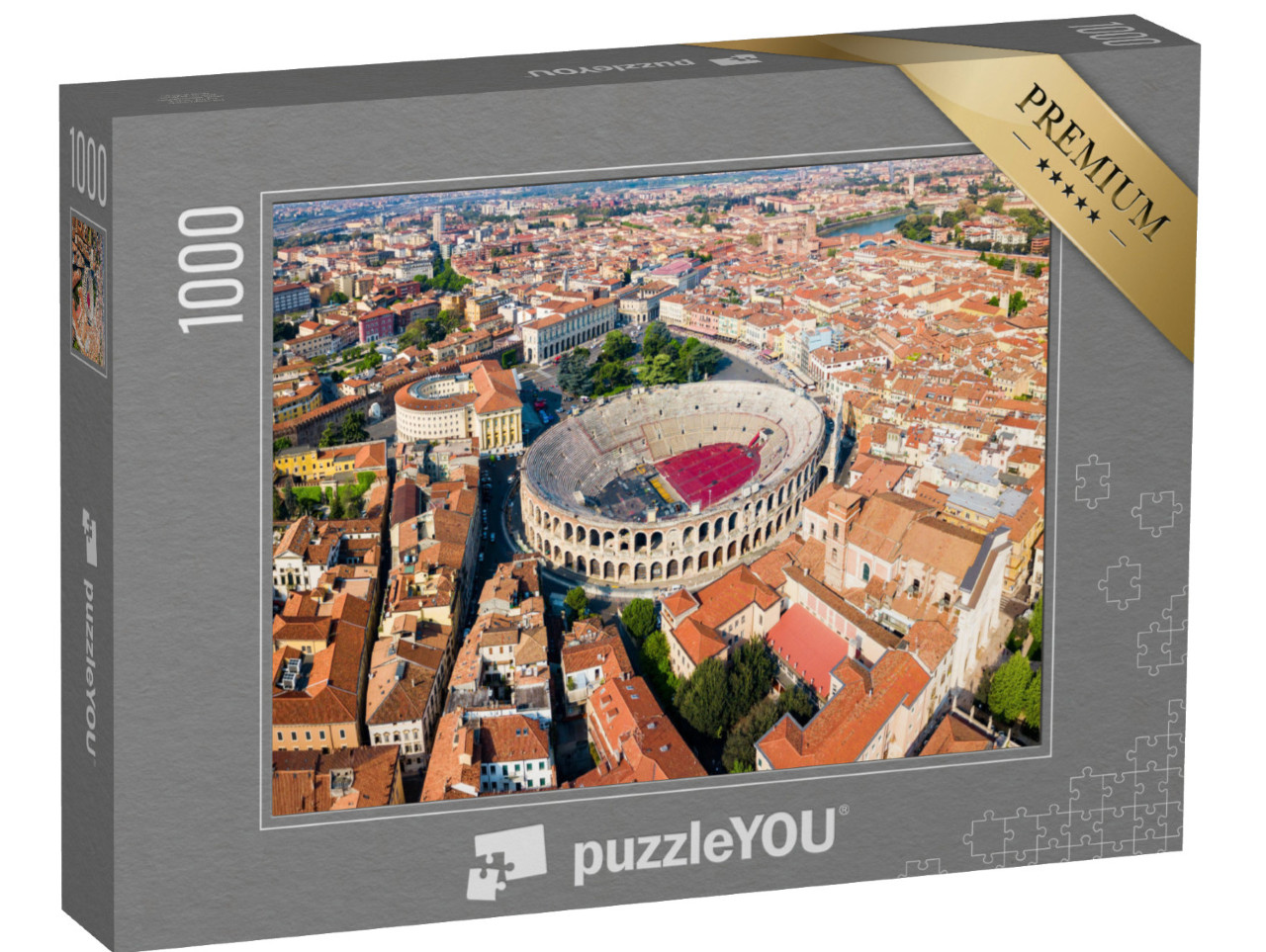 Puzzle 1000 Teile „Römisches Amphitheater auf der Piazza Bra in Verona, Italien“