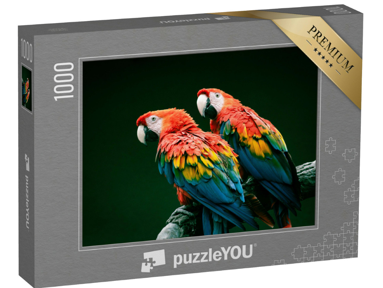 Puzzle 1000 Teile „Rote Aras“