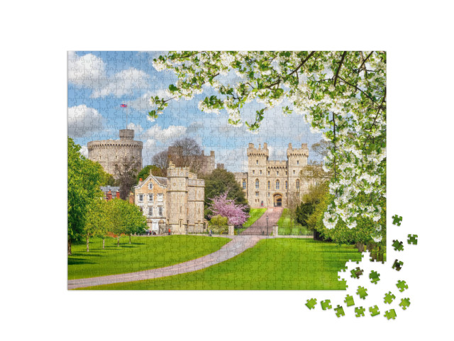 Puzzle 1000 Teile „Long Walk zum Schloss Windsor, England“