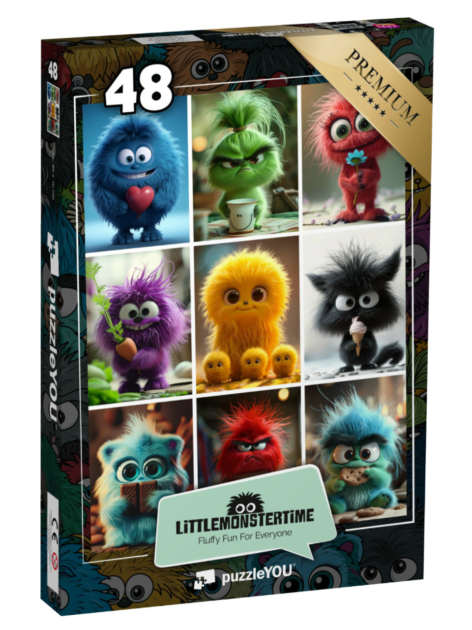 Puzzle 48 Teile „LITTLEMONSTERTIME: Collage“