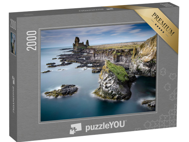 Puzzle 2000 Teile „Meeresklippen von Snaefellsnes, Halbinsel auf Island“