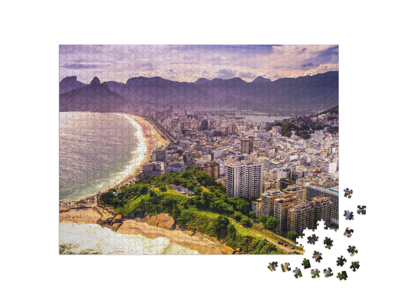 Puzzle 1000 Teile „Ipanema Beach, Rio De Janeiro, Brasilien“