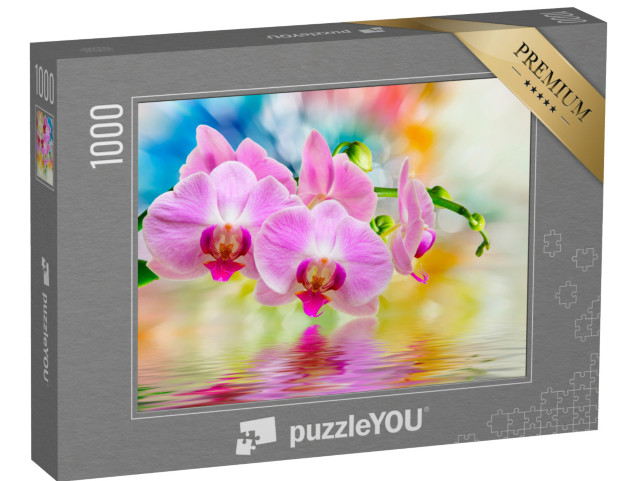 Puzzle 1000 Teile „Nahaufnahme einer Orchidee“