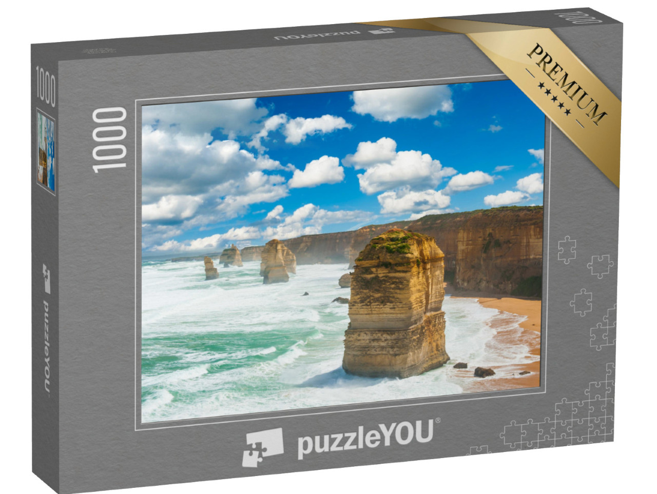 Puzzle 1000 Teile „Zwölf Apostel, Wahrzeichen in der Nähe der Great Ocean Road, Victoria, Australien“