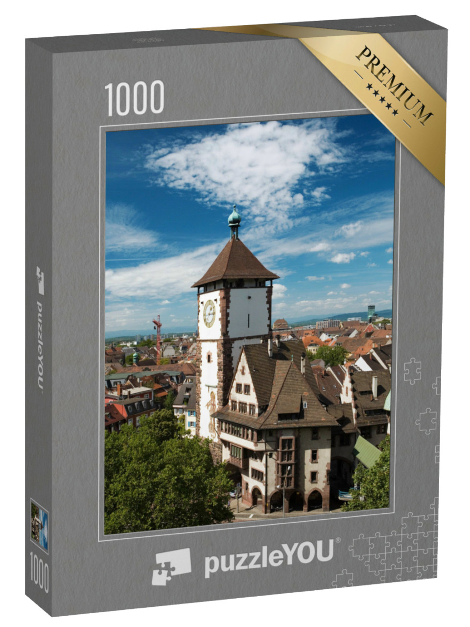 Puzzle 1000 Teile „Freiburg im Breisgau, Schwabentor“
