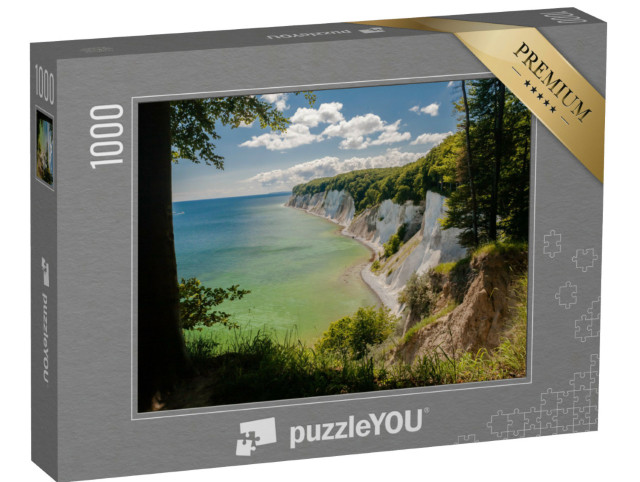 Puzzle 1000 Teile „Wunderschöne Kreidefelsen im Nationalpark Rügen“