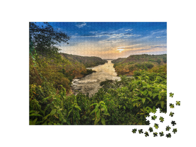 Puzzle 1000 Teile „Murchison Falls National Park, Uganda“