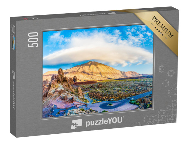 Puzzle 500 Teile „Teide National Park mit Vulkan auf Teneriffa, Spanien“