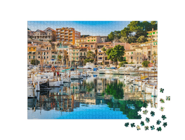 Puzzle 1000 Teile „Port de Soller, Insel Mallorca“