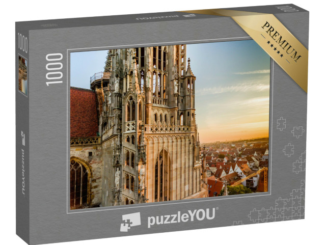 Puzzle 1000 Teile „Ulmer Münster mit höchsten Kirchturm der Welt“