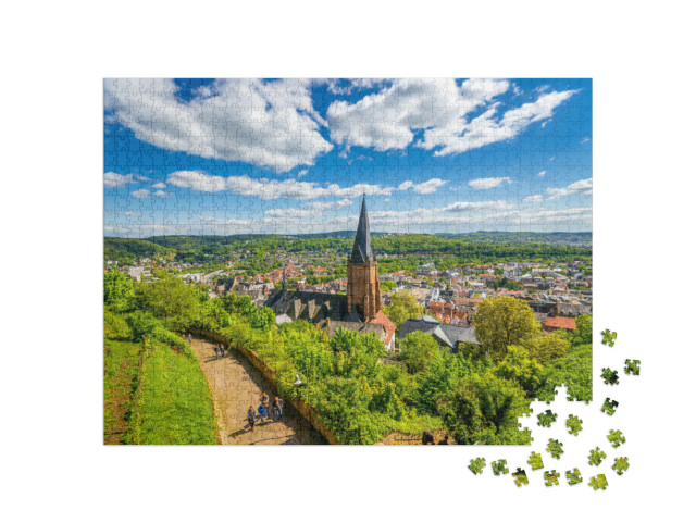 Puzzle 1000 Teile „Marburg an der Lahn“