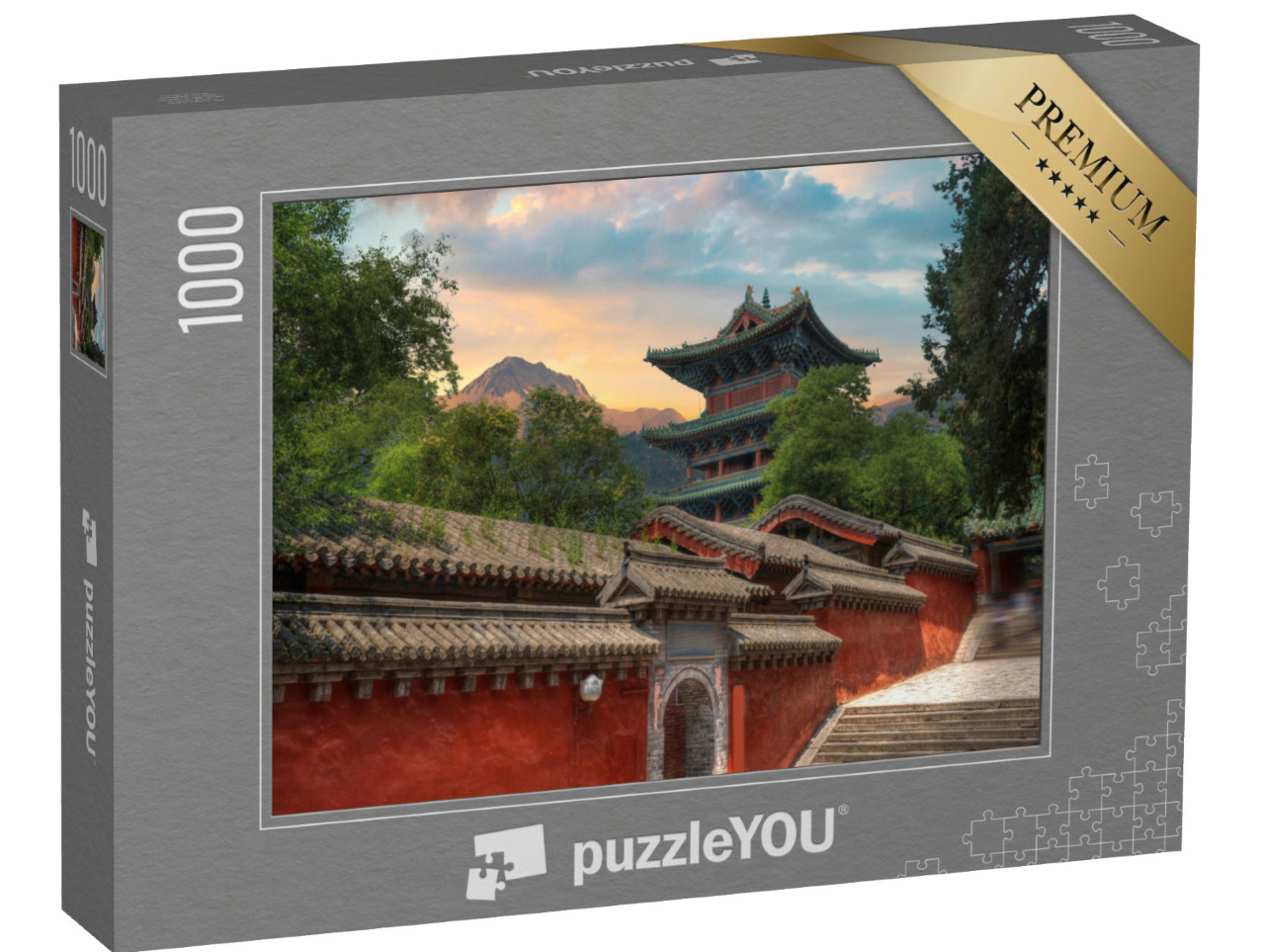 Puzzle 1000 Teile „Shaolin Kloster auf dem Berg Songshan, China“