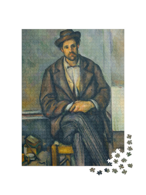 Puzzle 1000 Teile „Paul Cézanne - Sitzender Bauer“