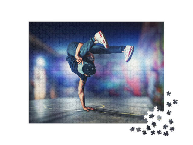 Puzzle 1000 Teile „Akrobatischer Breakdance “