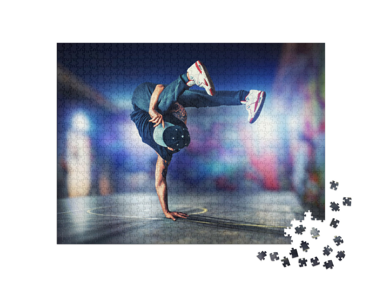 Puzzle 1000 Teile „Akrobatischer Breakdance “