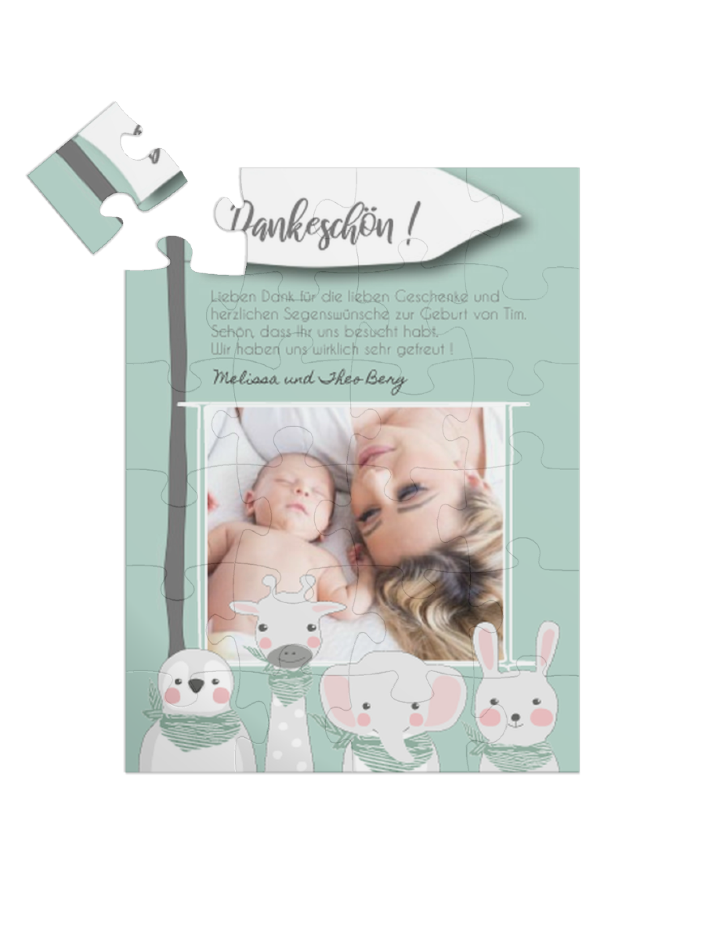 "Tierisch wild" in Hochformat mint