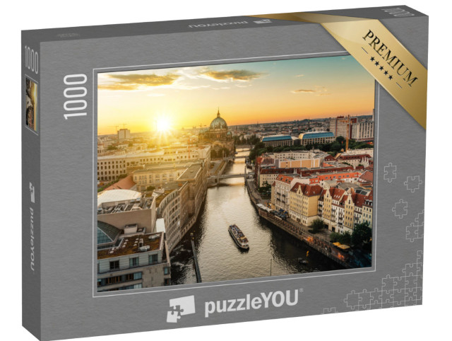 Puzzle 1000 Teile „Blick über die Skyline von Berlin“