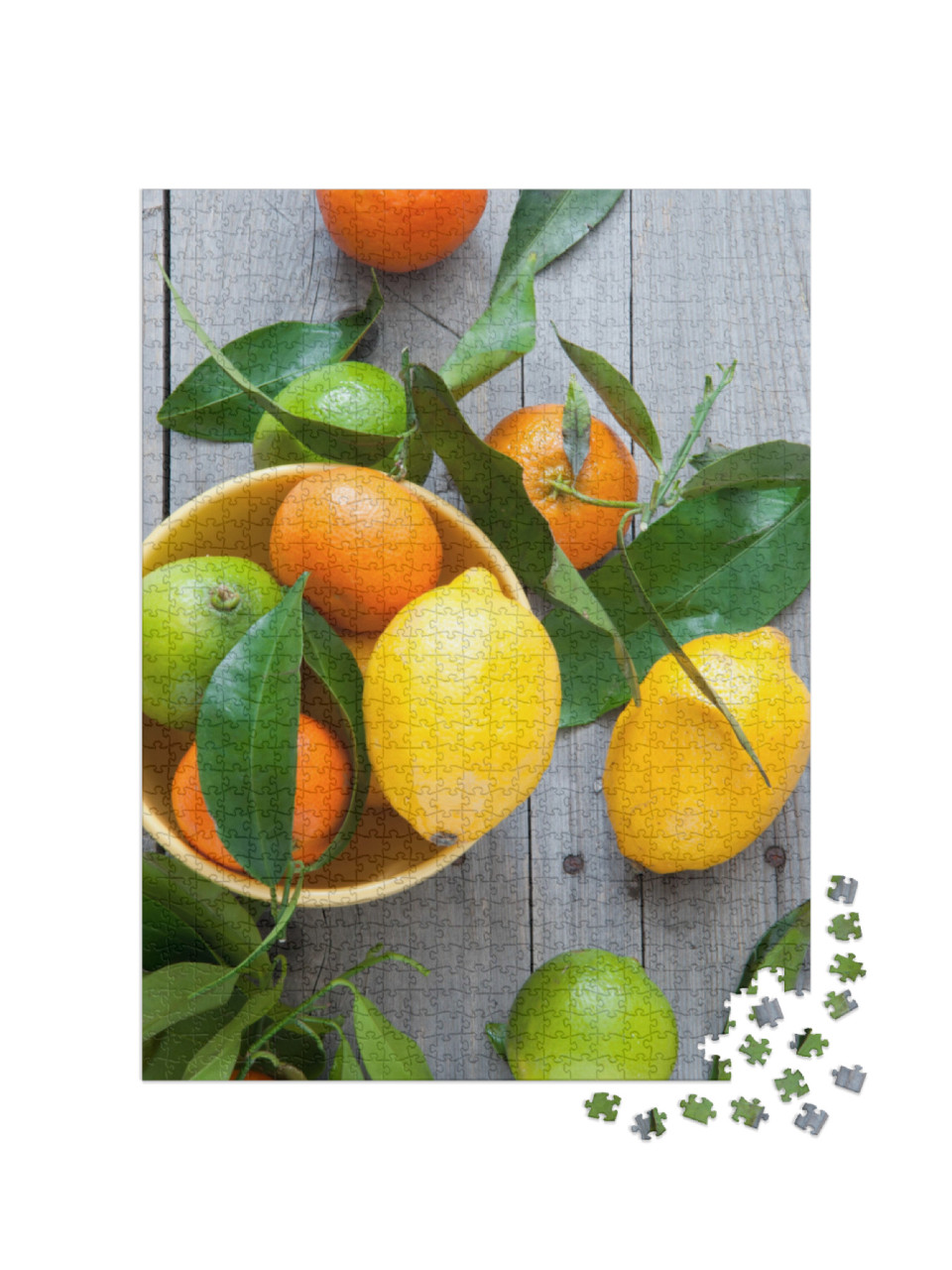 Puzzle 1000 Teile „Mandarinen, Zitronen und Limetten“